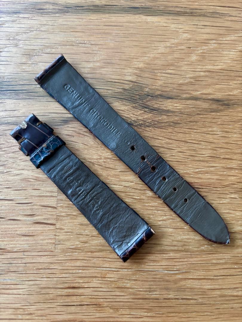 ROLEX純正 クロコダイル レザーベルト 17mm