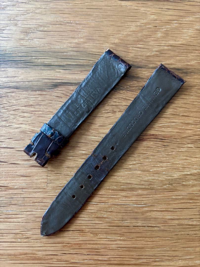 ROLEX純正 クロコダイル レザーベルト 17mm