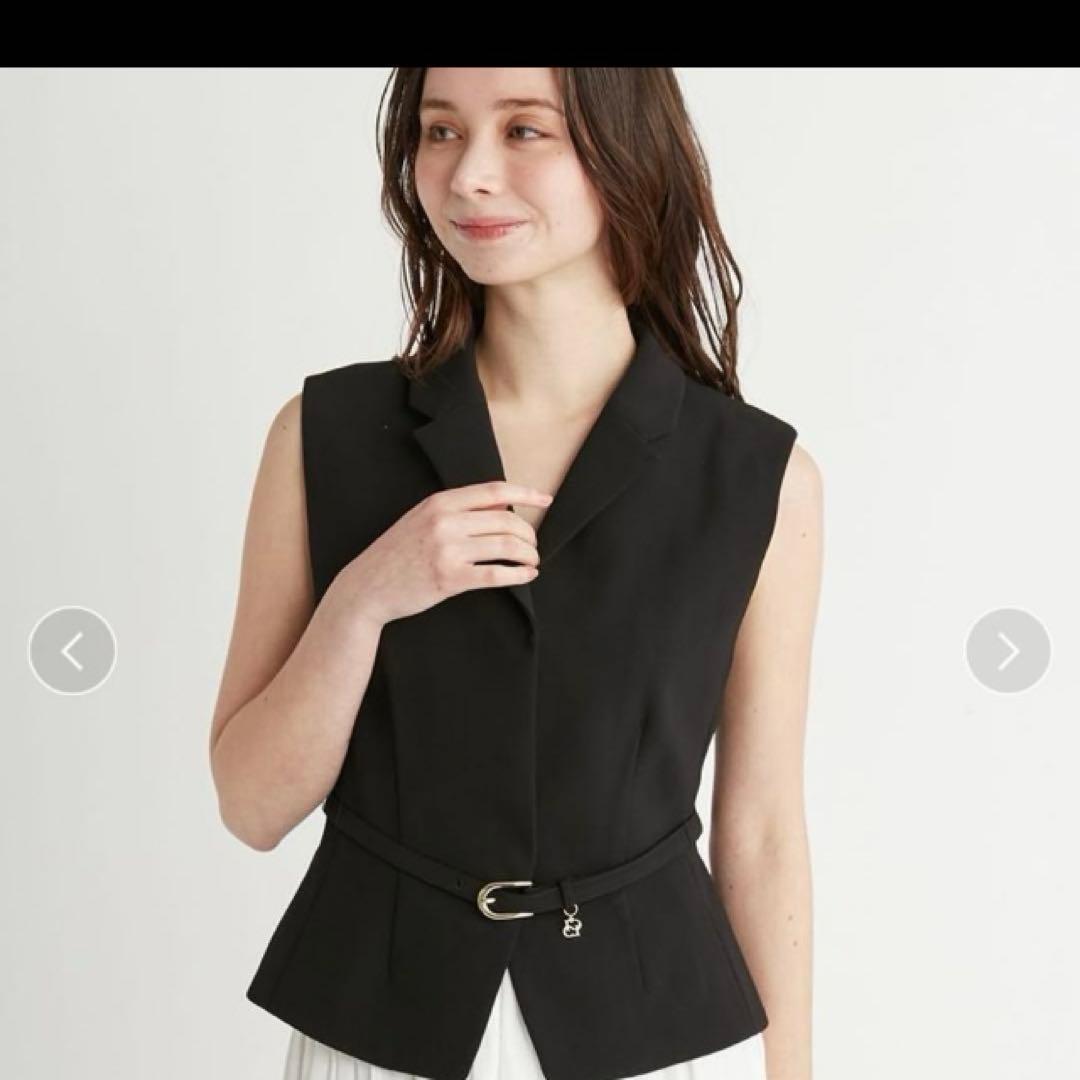 CELFORD ペプラムショートジレ お見合い　婚活　結婚式　ドレス leja