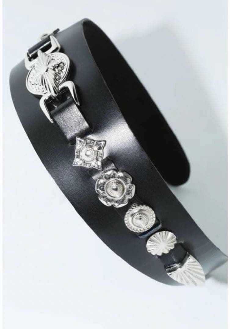 【美品】TOGA TOO レザーヘッドバンド2 カチューシャ