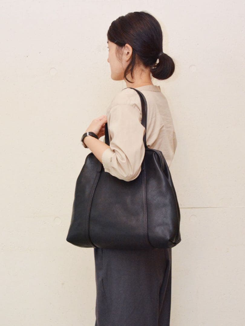 HERZ Organ（オルガン）口枠トートバッグG-14革バッグレザー