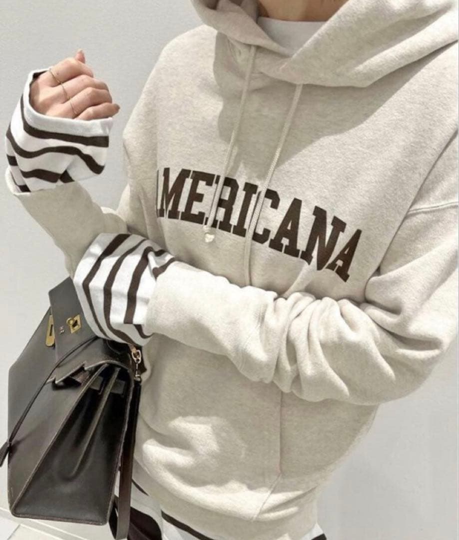 アパルトモン Americana Logo Parka