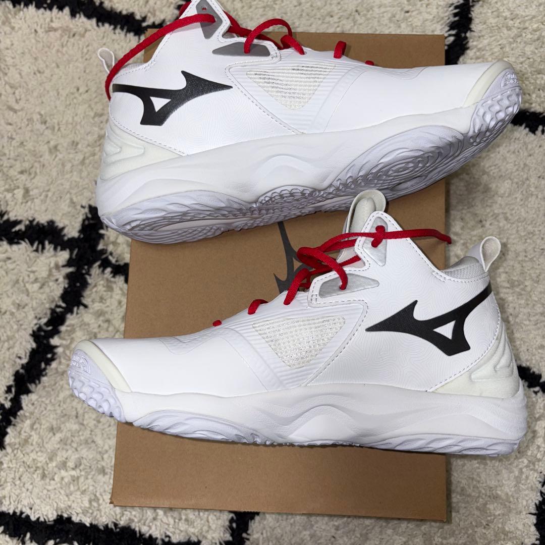 バレーボールシューズ　ミズノウェーブモーメンタム3mid 24.5