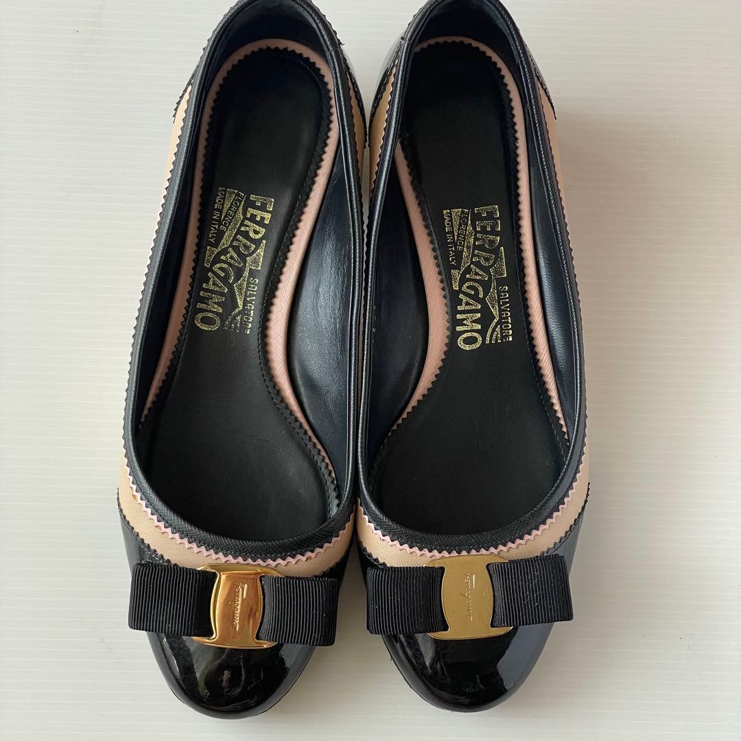 さゆSalvatore Ferragamo 7 1/2 D フェラガモ4㎝