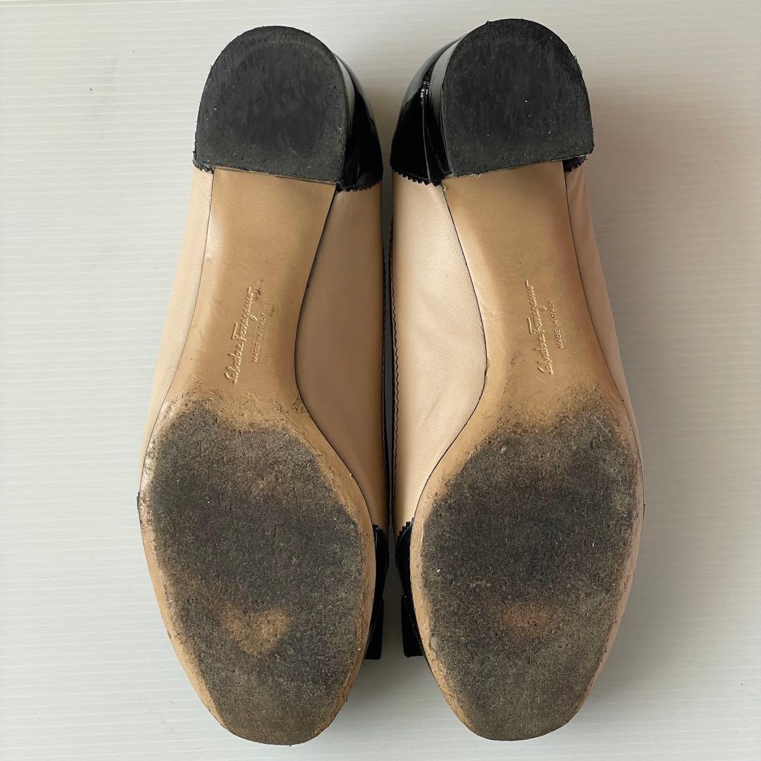 さゆSalvatore Ferragamo 7 1/2 D フェラガモ4㎝