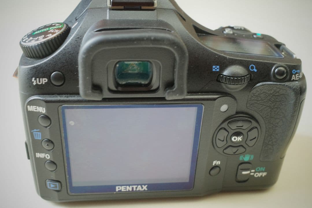 【元箱付美品】PENTAX K200D DA18-55ダブルズームキット 電池付