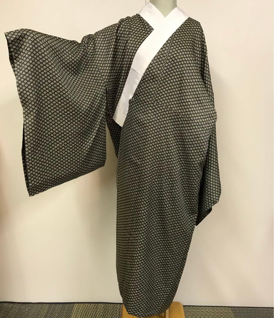 ◆おふく◆長襦袢　ゆったりサイズ　小花模様　着物