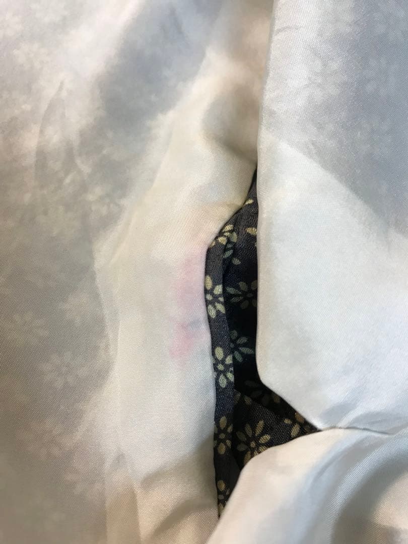 ◆おふく◆長襦袢　ゆったりサイズ　小花模様　着物