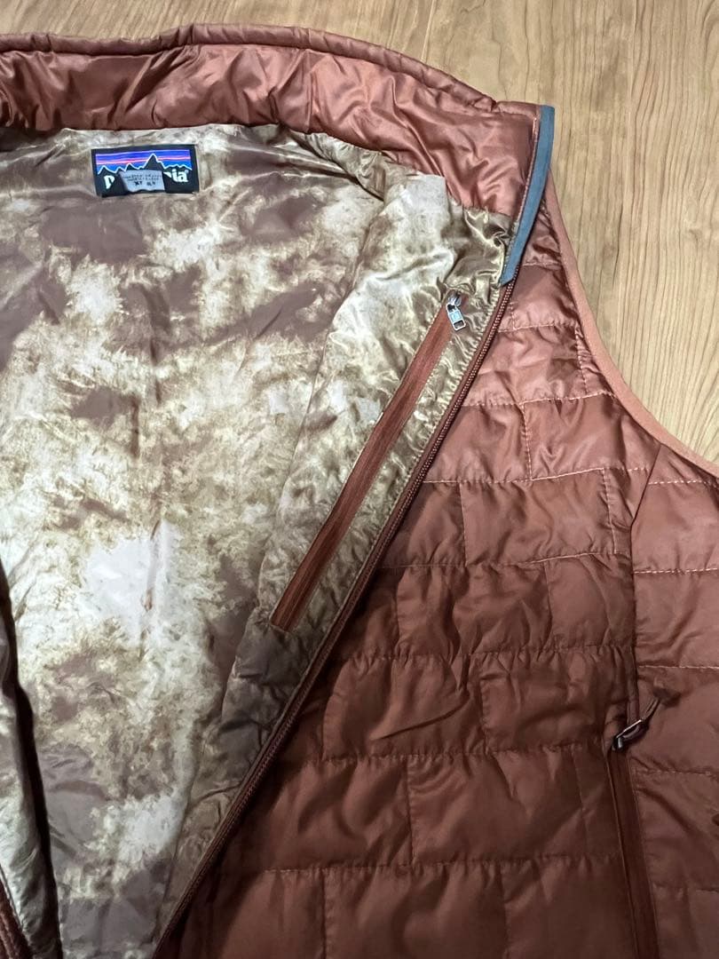 patagonia ダウンベスト ブラウン⭐︎XL