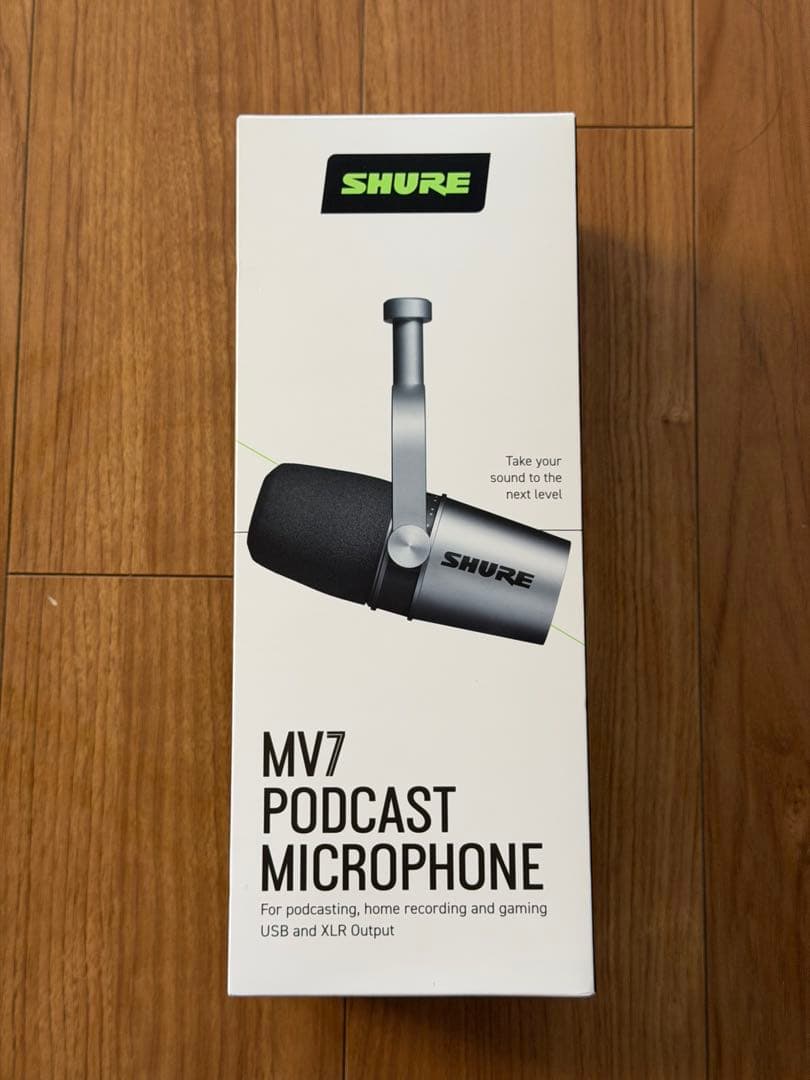 SHURE シュア MV7 ポッドキャストマイクロホン