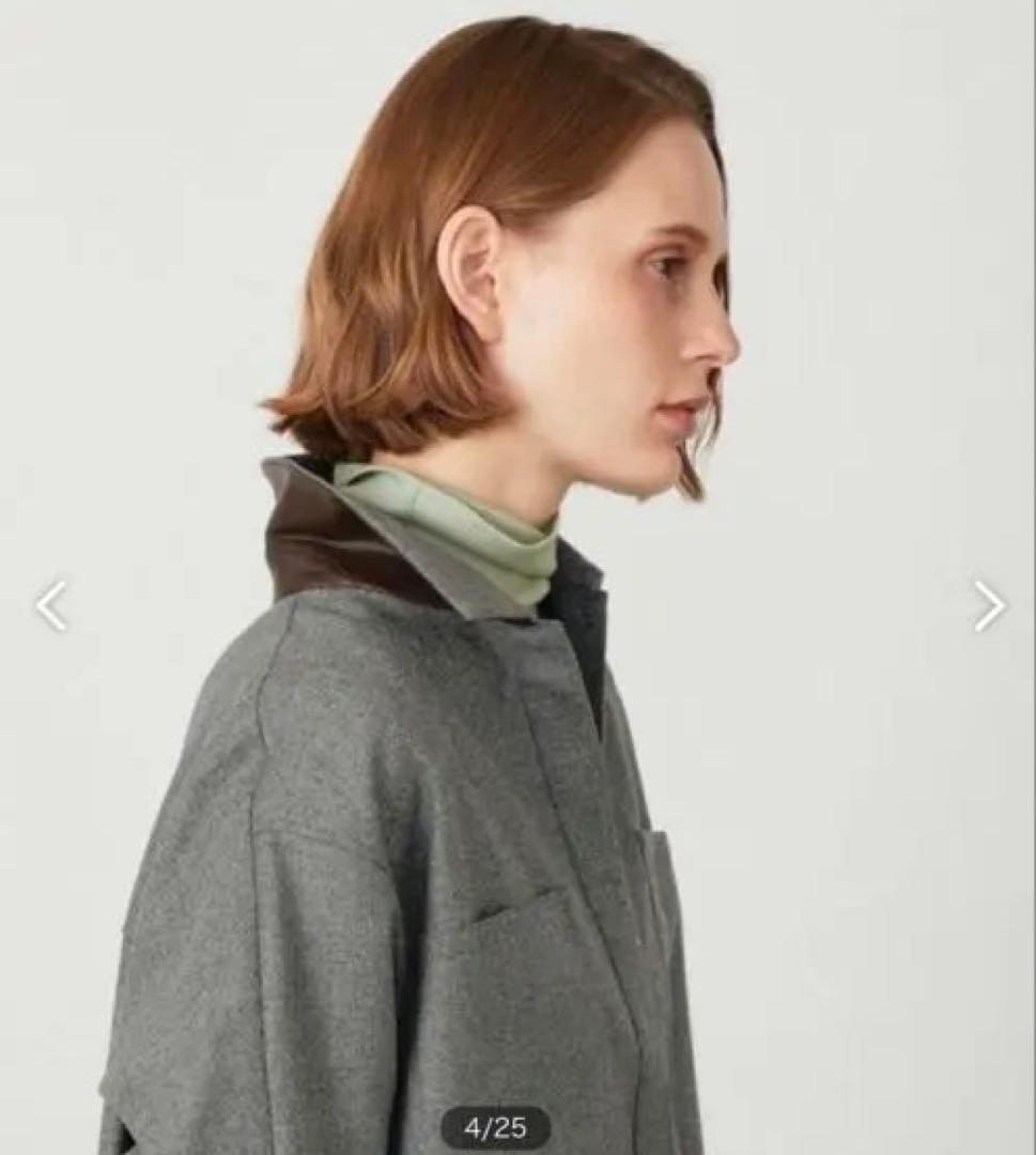 ベイジ beige GIEN シャツドレス グレー 新品 2サイズ