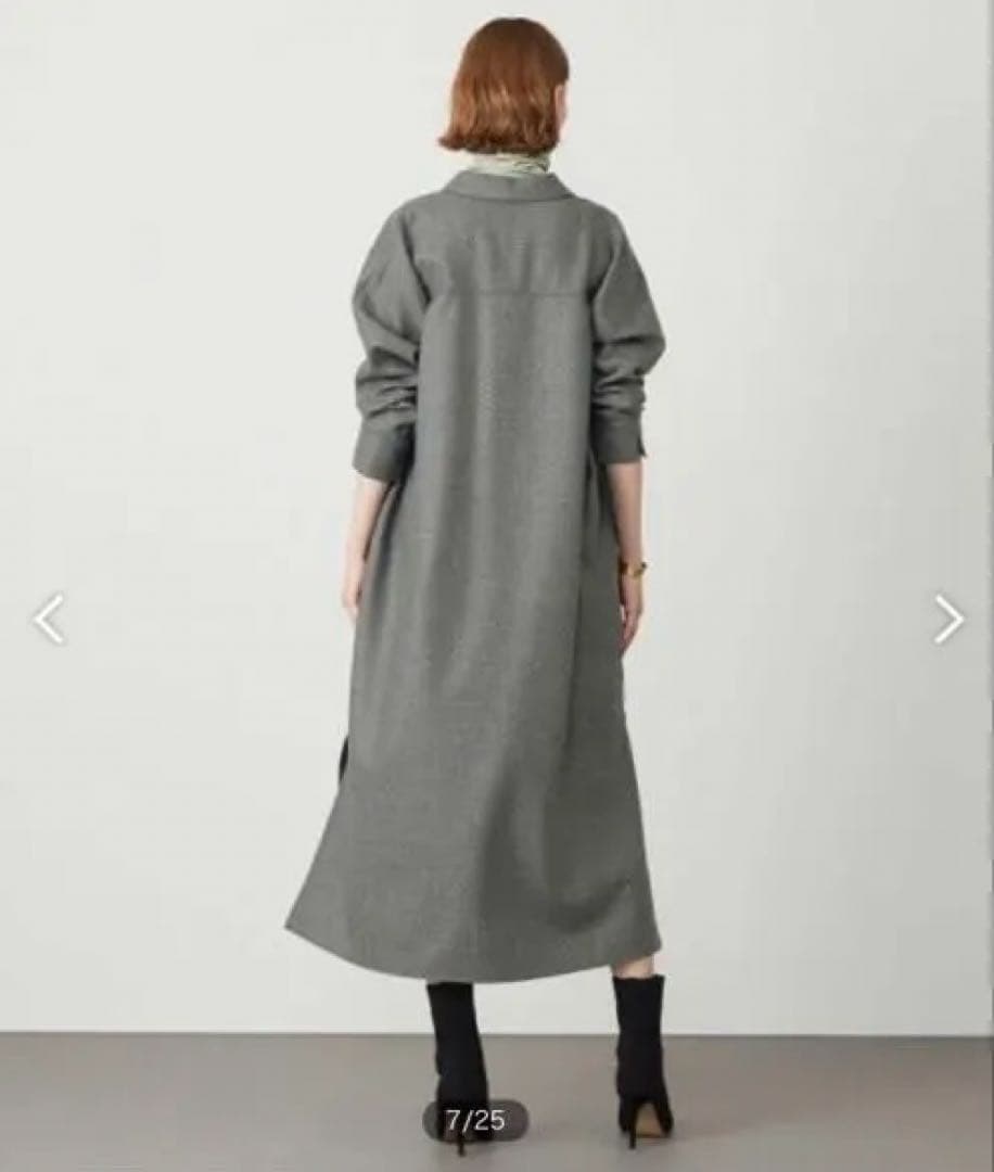 ベイジ beige GIEN シャツドレス グレー 新品 2サイズ