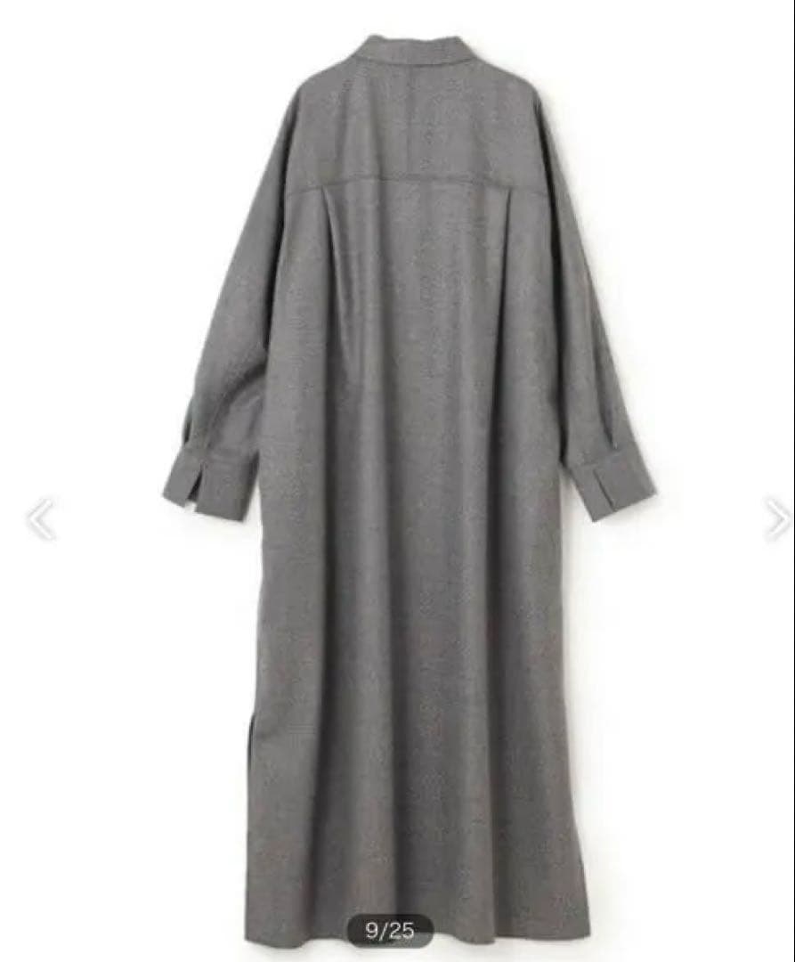 ベイジ beige GIEN シャツドレス グレー 新品 2サイズ