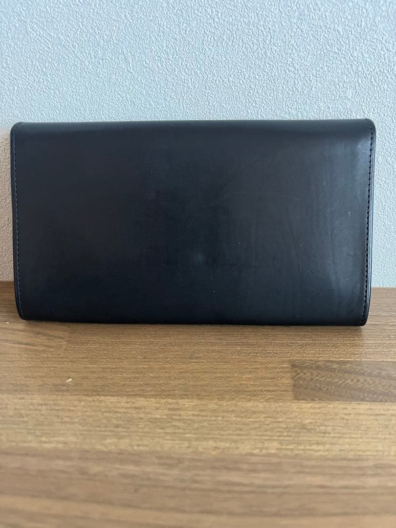 【極美品】コーチ エンベロープ 長財布 レザー ブラック 箱付き 4847