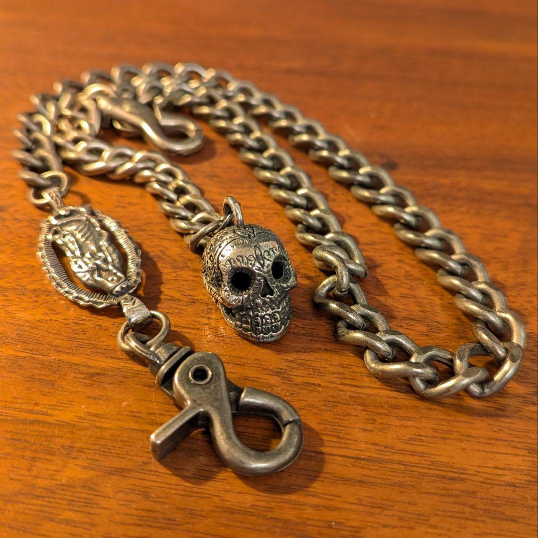 crimie クライミー ウォレットチェーン マリア ドクロ