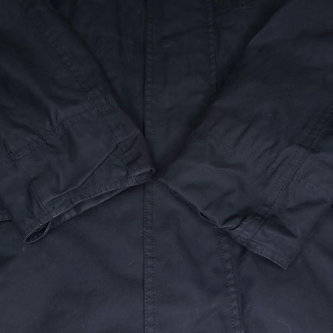 【良品】SHELLAC リアルラビット ファーライナー付 モッズコート 48