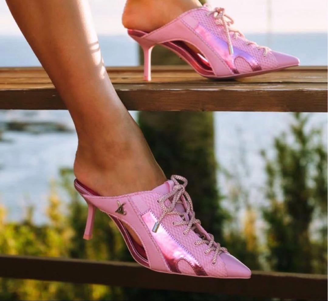 YELLO PINKミュール　24.5cm(Lサイズ)