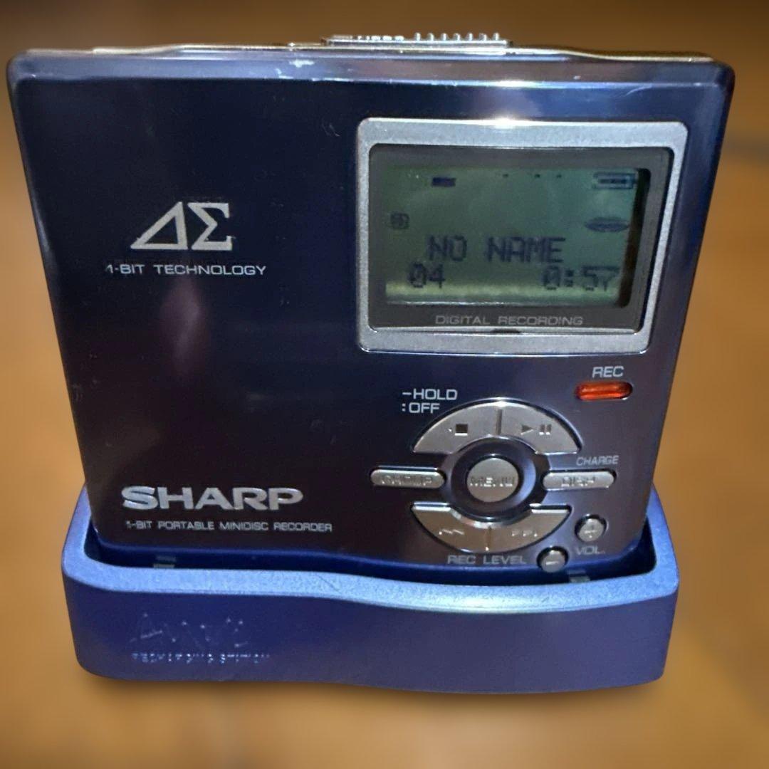 SHARP シャープ MD-DR7-A (ブルー) MDレコーダー