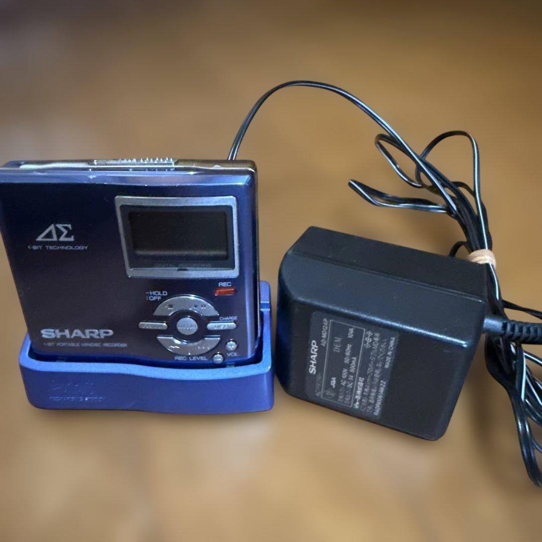 SHARP シャープ MD-DR7-A (ブルー) MDレコーダー