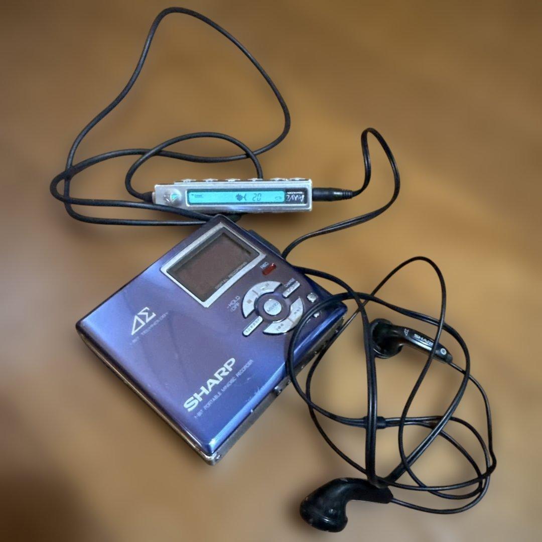 SHARP シャープ MD-DR7-A (ブルー) MDレコーダー