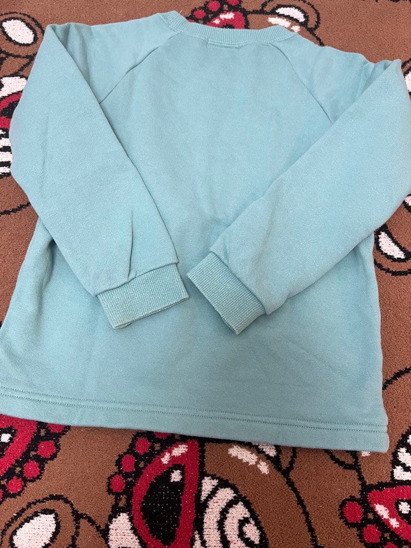 familiar 水色 ファミちゃん長袖 トレーナー120cm