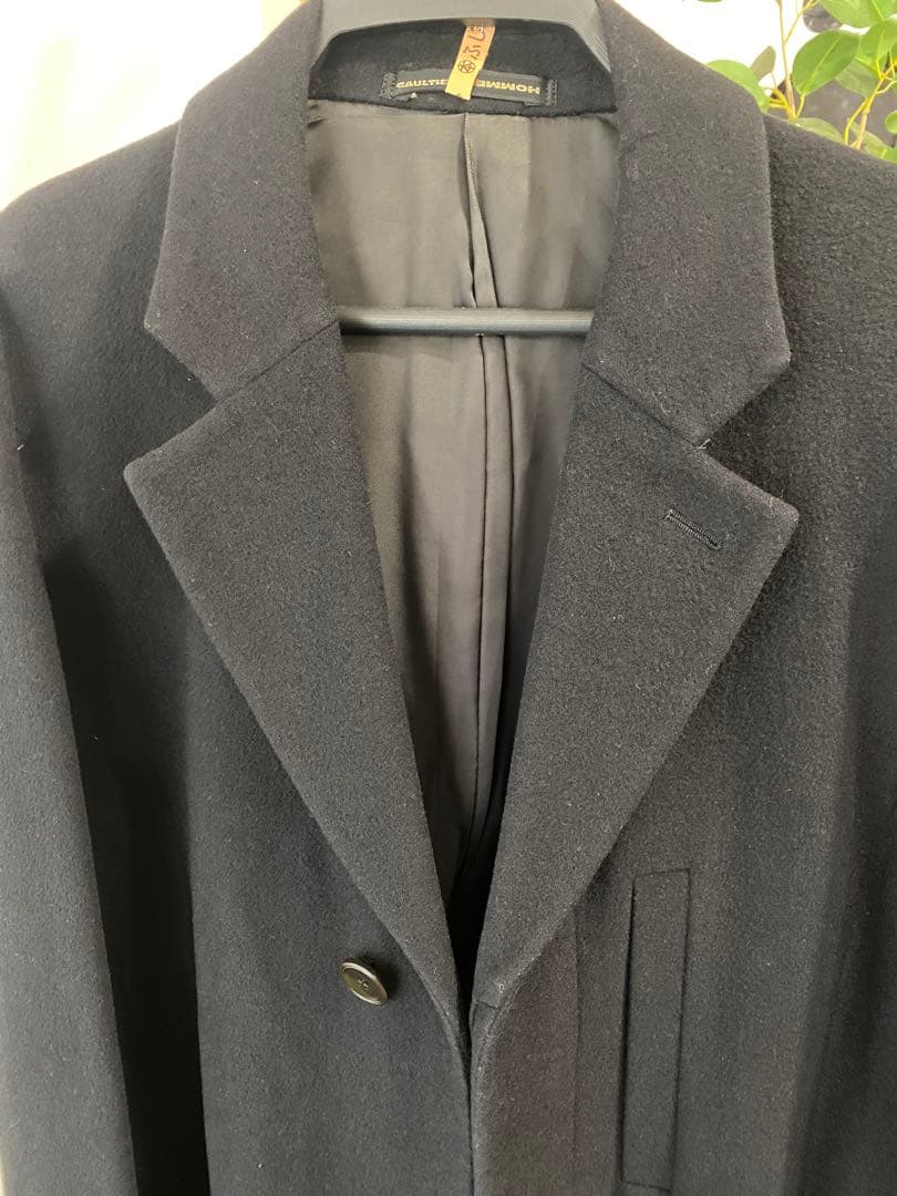 【極美品】ジャンポール・ゴルチエ オム ヴィンテージ ロングコート 黒 モード