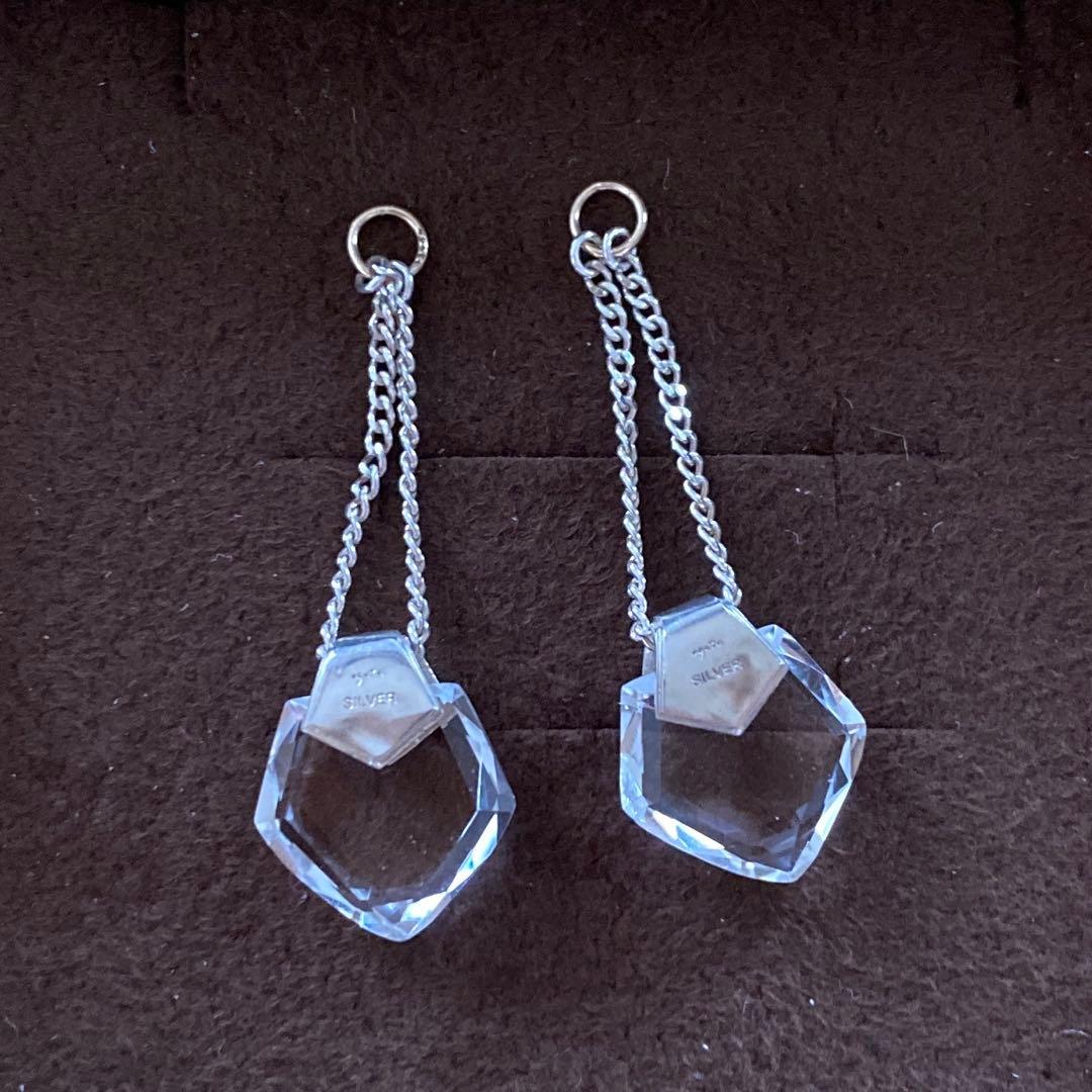 り*な様 agete シルバークォーツピアスチャーム
