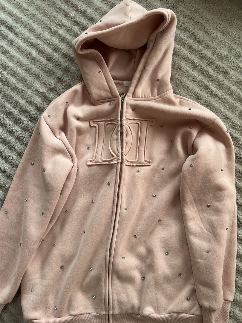 Darich ダーリッチ　DDロゴビジュージップパーカー　PNK ピンク