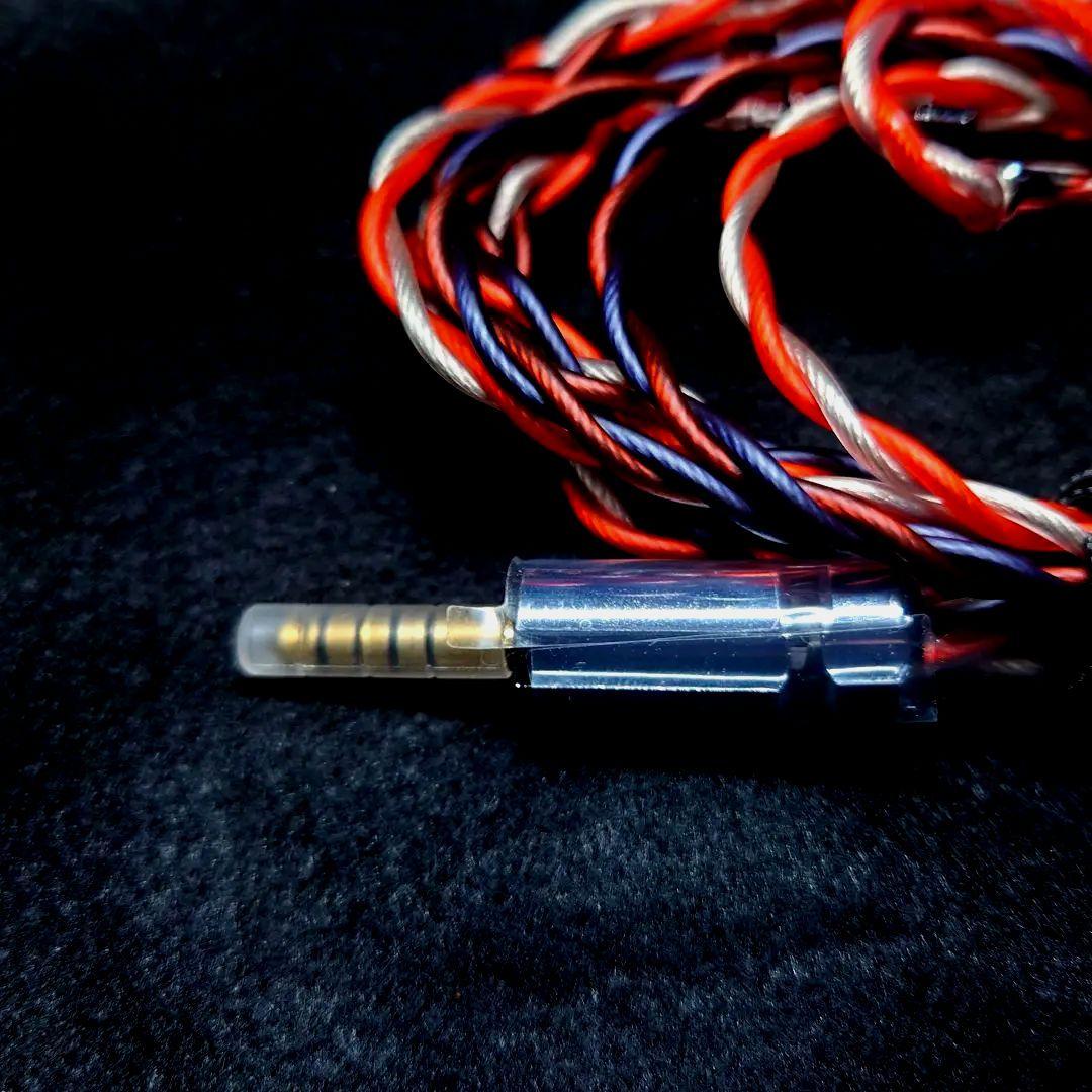 yongse vega 2pin 4.4mm バランス接続　ケーブル