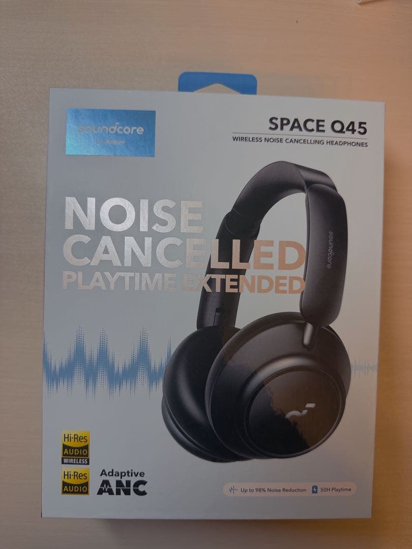 【美品】Anker Soundcore Space Q45ワイヤレスヘッドホン