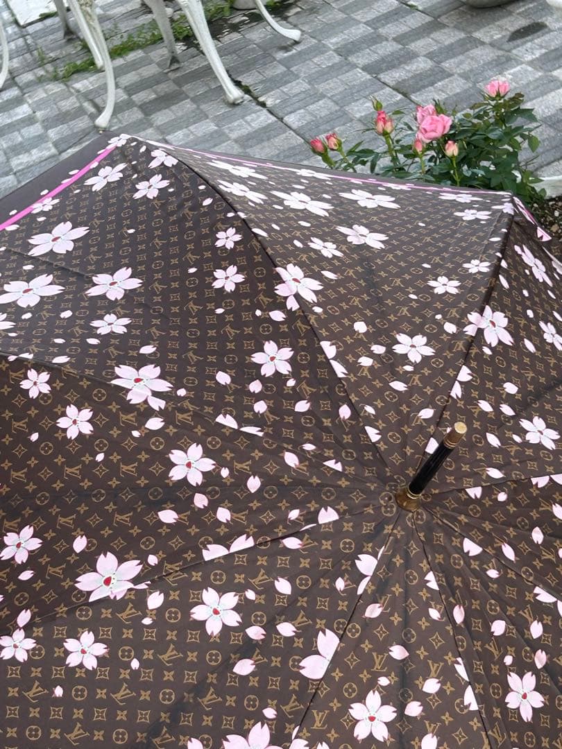【美品】ルイヴィトン村上隆 チェリーブロッサムコラボ雨日傘