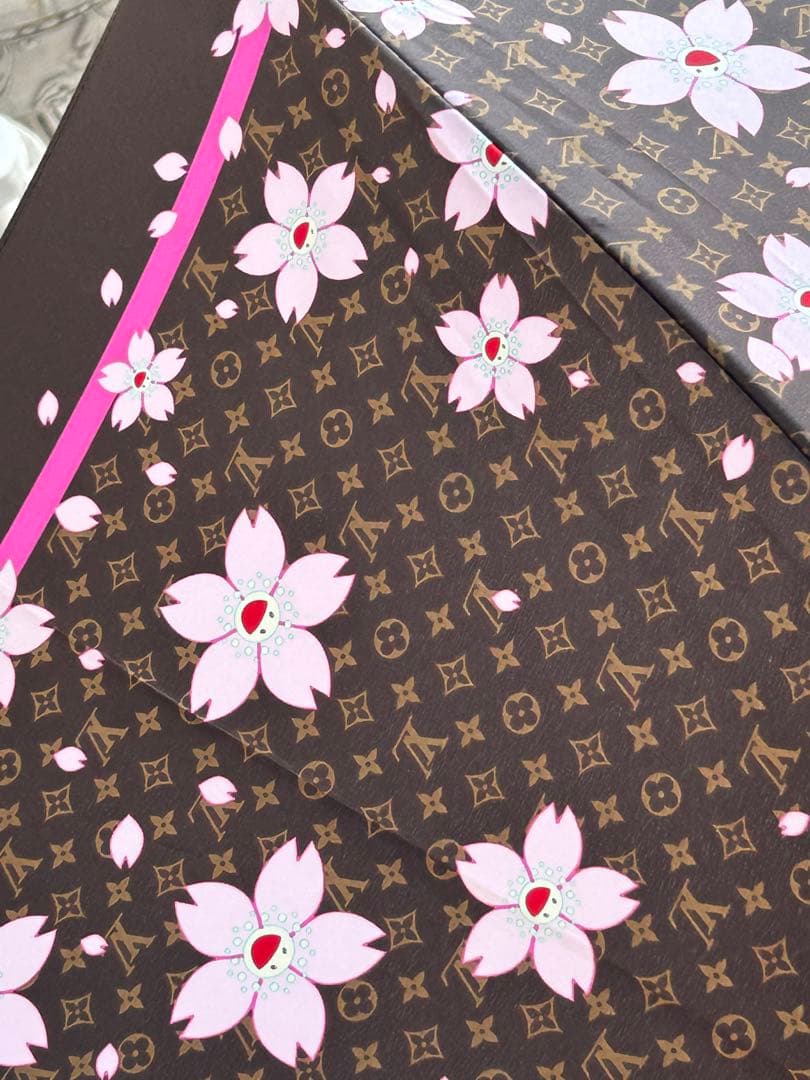 【美品】ルイヴィトン村上隆 チェリーブロッサムコラボ雨日傘