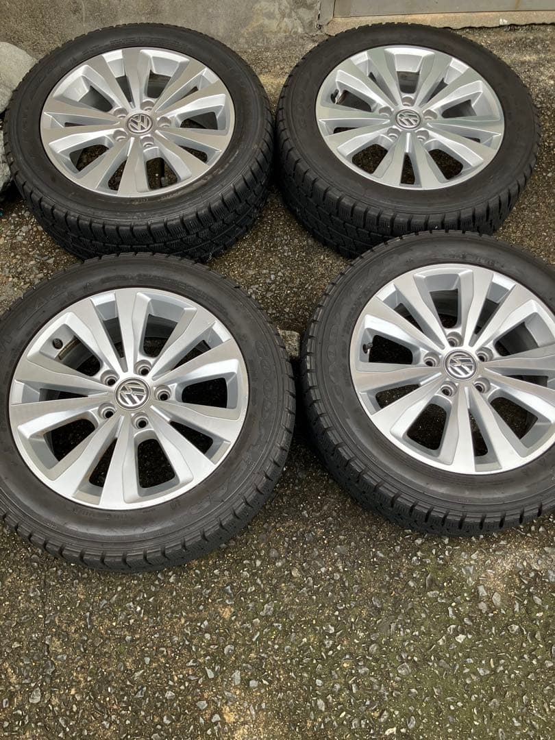 フォルクスワーゲン ゴルフ7 冬用スタッドレスタイヤホイール4本セット