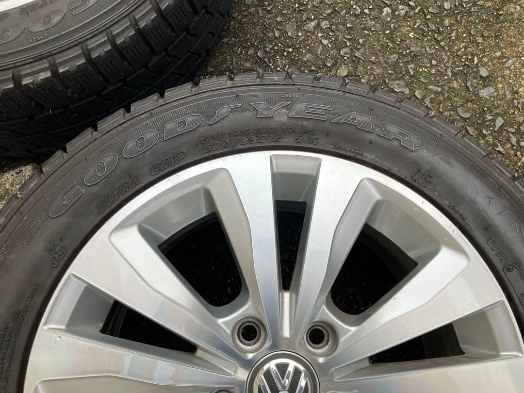 フォルクスワーゲン ゴルフ7 冬用スタッドレスタイヤホイール4本セット