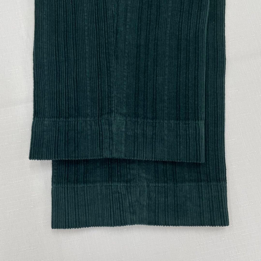 新品未使用　INCOTEX コーデュロイパンツ　濃緑　モスグリーン