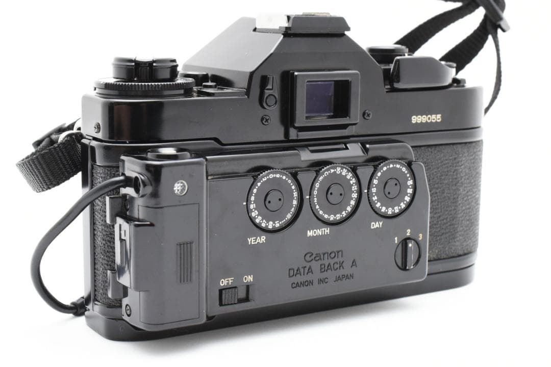 美品☆Canon A-1 ボディ ブラック 黒 データパックA付き 8050-1