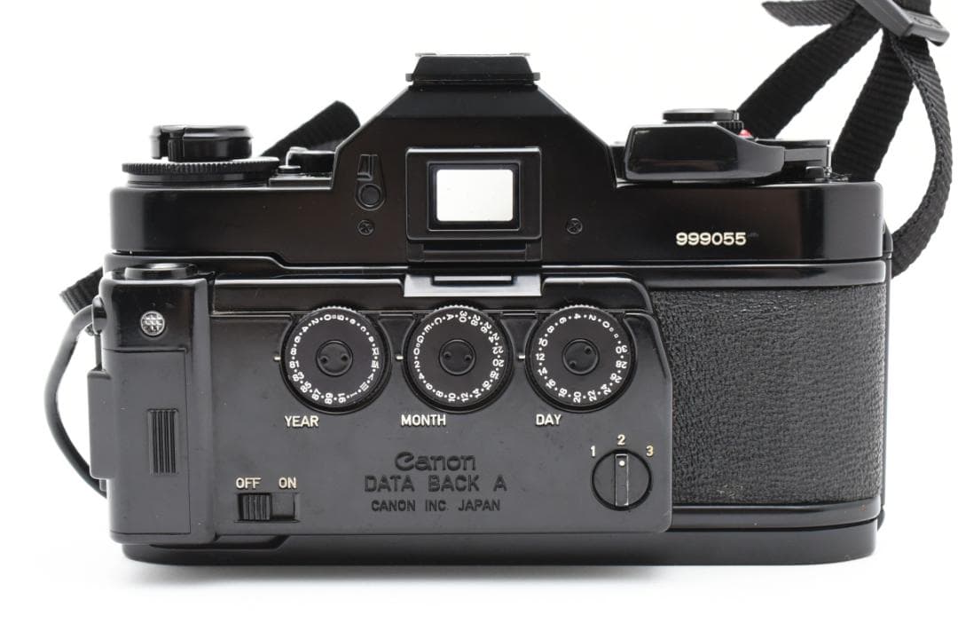 美品☆Canon A-1 ボディ ブラック 黒 データパックA付き 8050-1