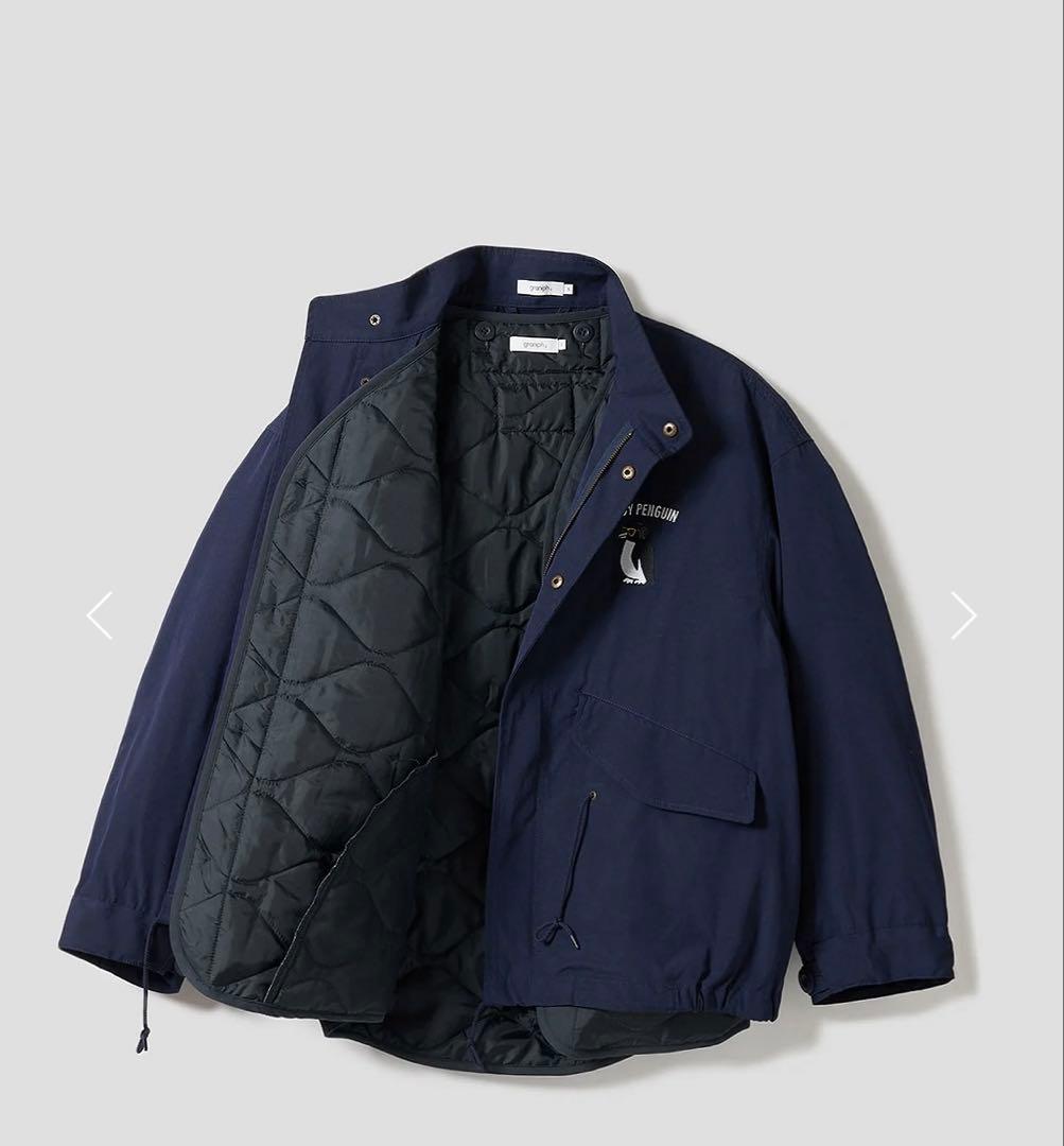 グラニフ シティボーイペンギン ミュージック ショートモッズコート