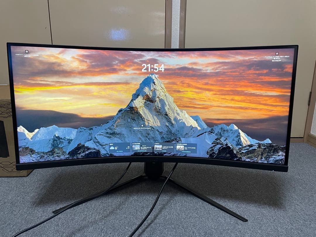 MSI 34インチ ウルトラワイド湾曲 1000R UWQHDゲーミングモニター