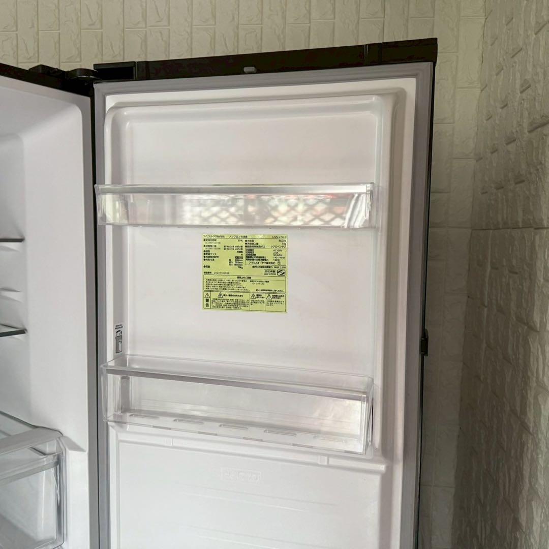 都内23区送料無料❗️アイリスオーヤマIUSN-27A-B 冷凍庫　2023年製✨