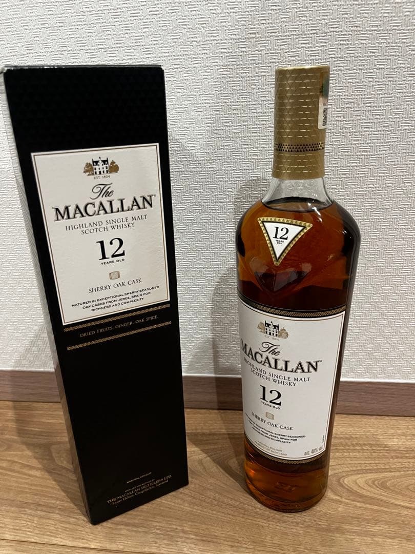 未開封The Macallan 12 Years Old シェリーオークカスク