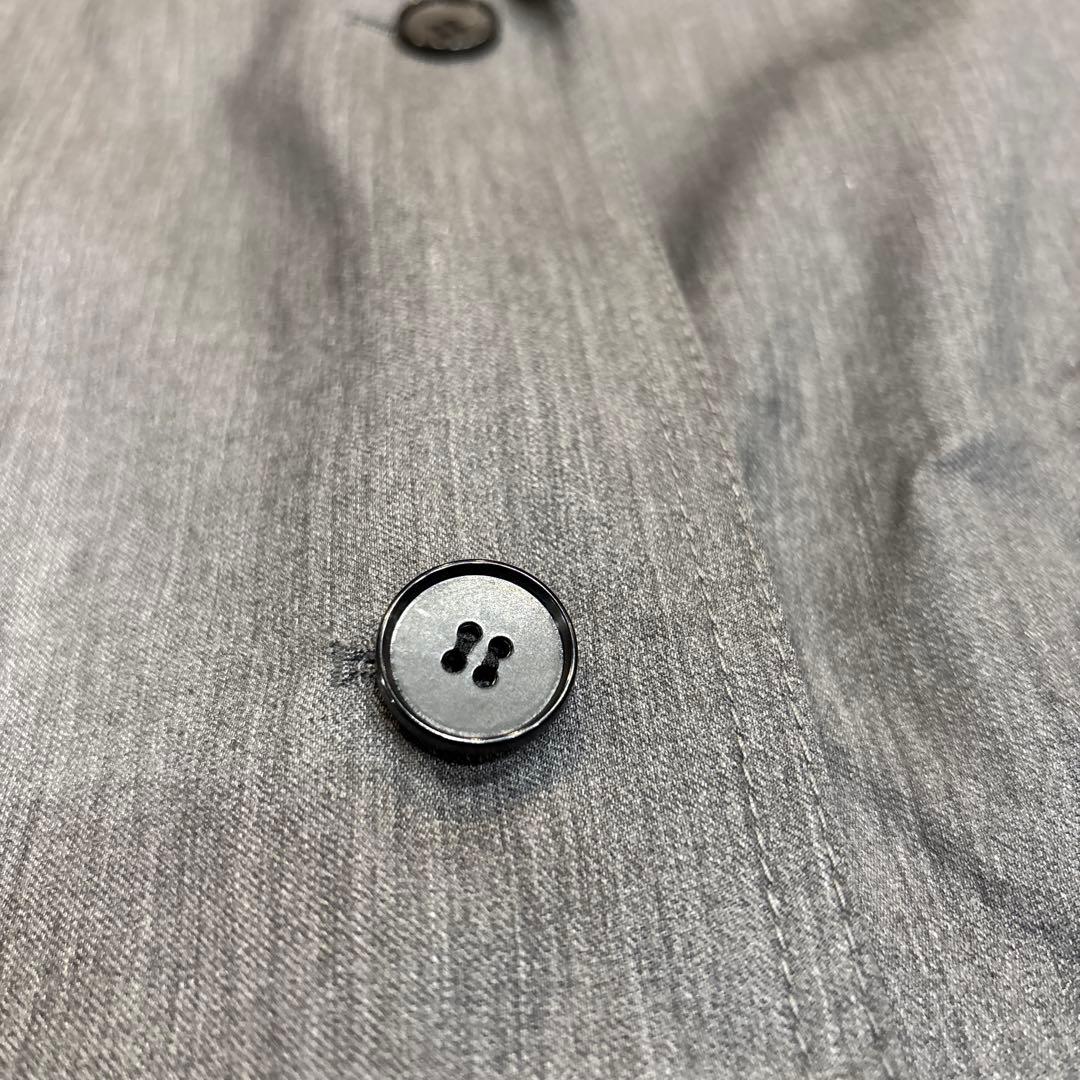 美品【anukeアンヌーク】ツイルオーバージャケット　グレー　36