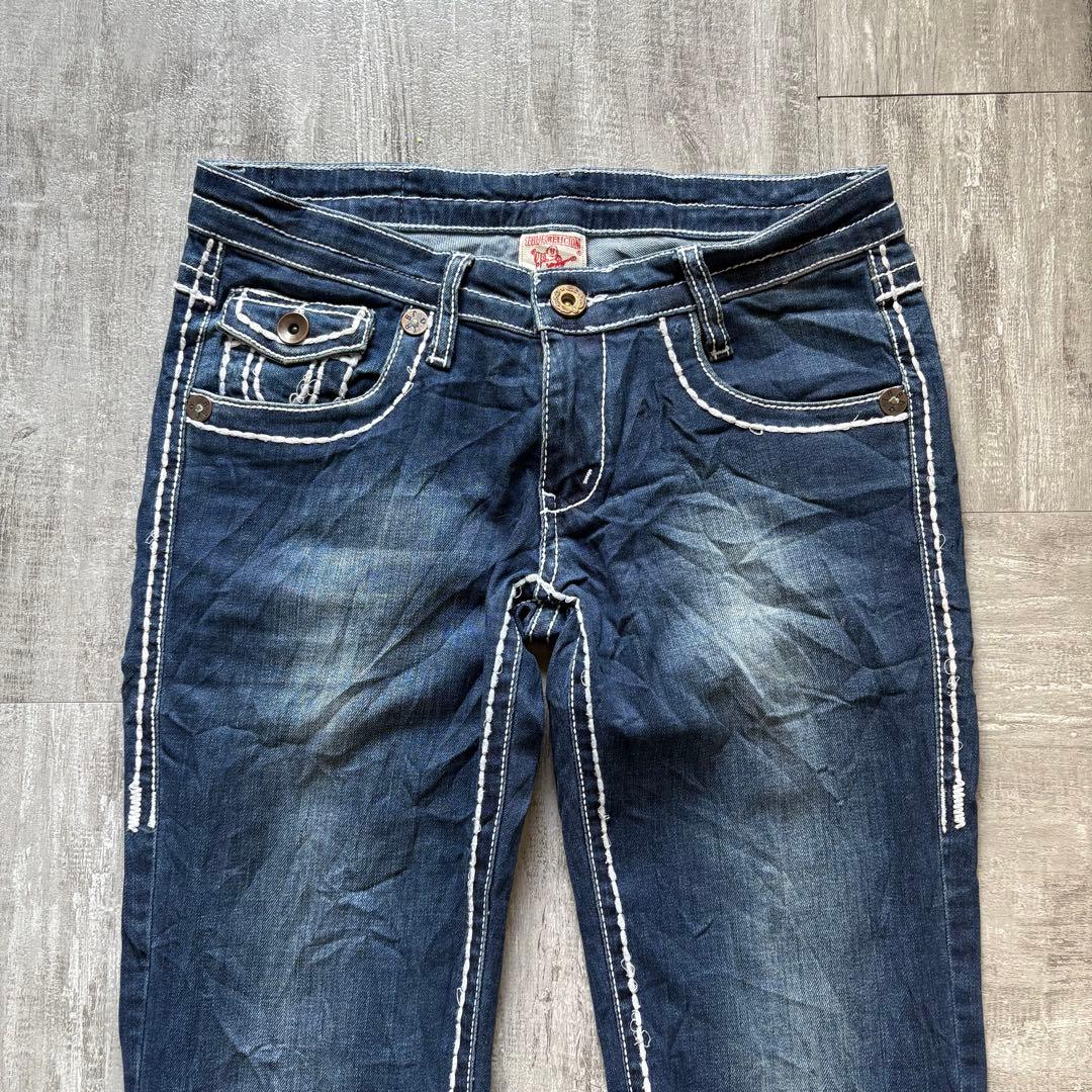 TRUE RELIGION rainbow bobby 白ステッチ 28