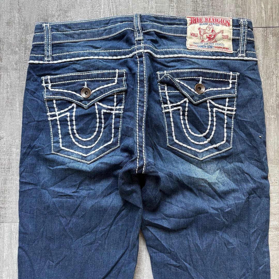 TRUE RELIGION rainbow bobby 白ステッチ 28