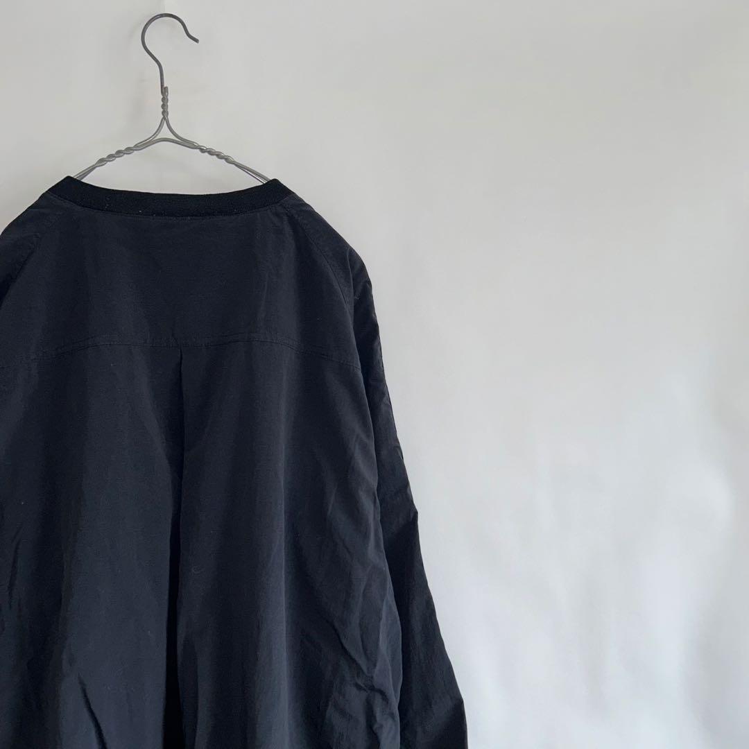 90s カナダ製 NIKE シカゴブルズ ナイロンプルオーバー NBA ブラック