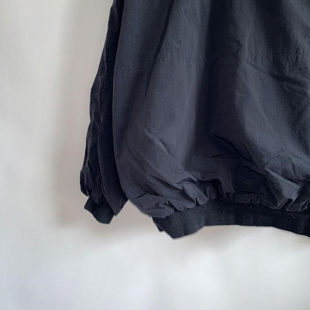 90s カナダ製 NIKE シカゴブルズ ナイロンプルオーバー NBA ブラック