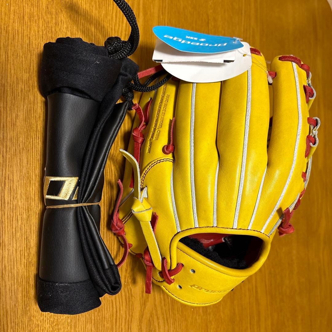 SSK最高峰【プロエッジ 】硬式グローブ 内野手用　イエロー