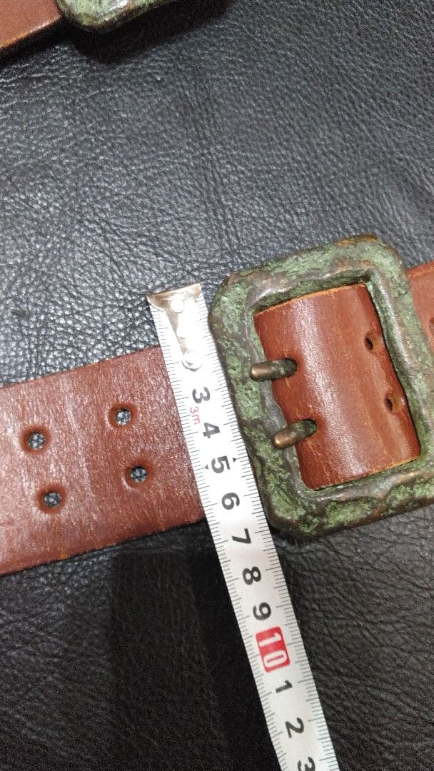 J*様 EVISU エヴィス　本革レザー サスペンダー 　ブラウン