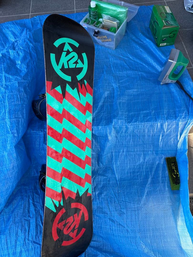 【2点セット】K2 MINITurbo 110 スノーボード セット WAX済み