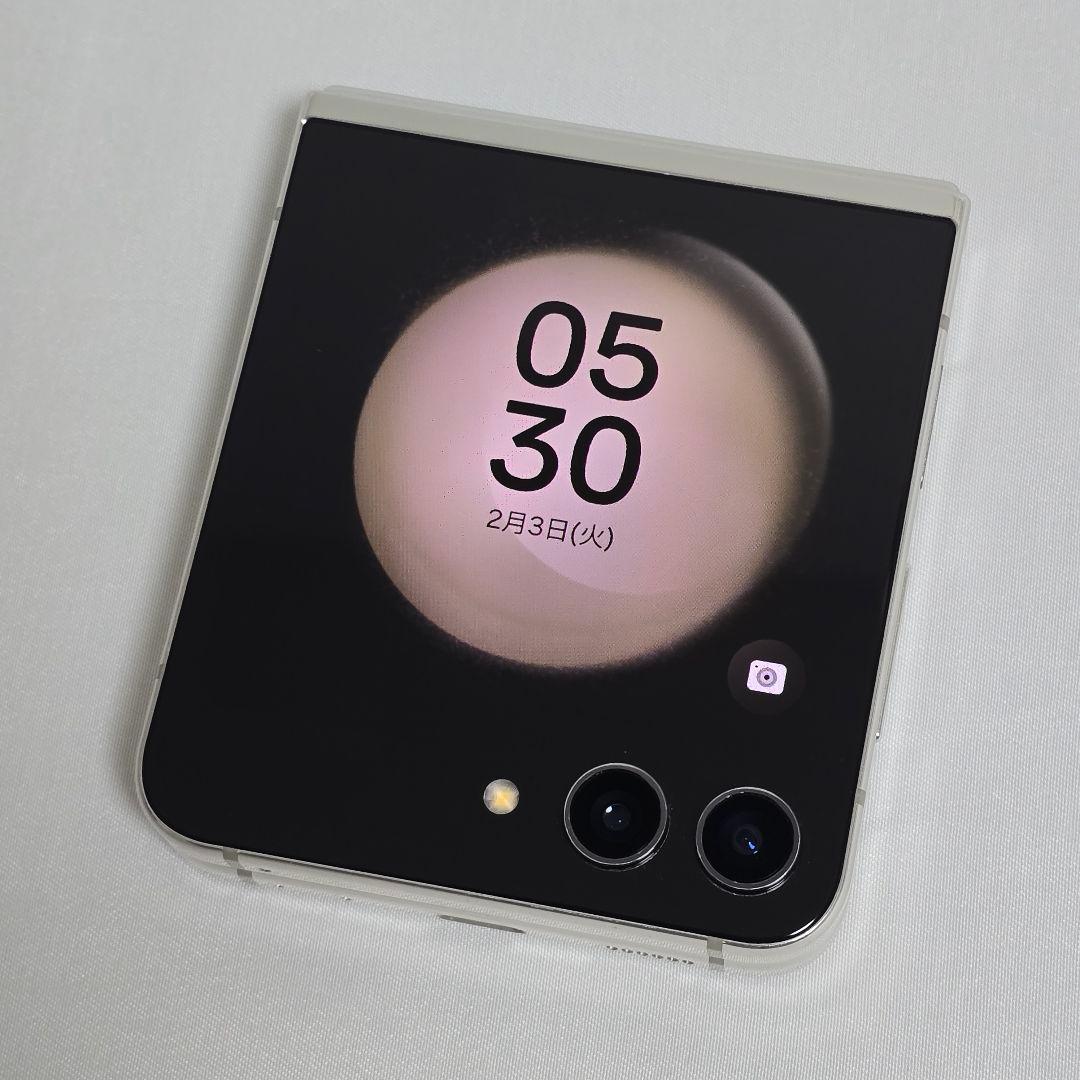 Galaxy Z Flip5 SIMフリー 判定○ 海外版/韓国版 クリーム